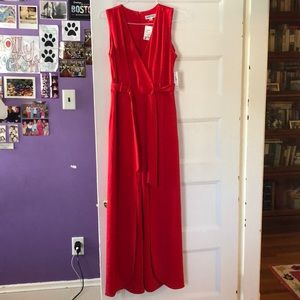 Really fun red jumpsuit!